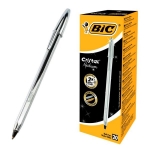 BIC ΣΤΥΛΟ CRISTAL SHINE ΑΣΗΜΙ 1mm ΜΑΥΡΗΣ ΓΡΑΦΗΣ