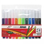 ΜΑΡΚΑΔΟΡΟΙ JUMBO ΣΕΤ=12ΧΡΩΜΑΤΑ