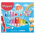 ΜΑΡΚΑΔΟΡΟΙ MAPED COLORPEPS MAXI 24 ΧΡΩΜΑΤΩΝ