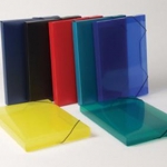 Κουτί με Λάστιχο ΡΡ 25x35x3εκ Φωσφορούχο Κίτρινο 05516