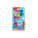 ΚΗΡΟΜΠΟΓΙΕΣ MAPED ΑΠΟ 18 ΜΗΝΩΝ BABY PLASTIC CRAYONS 6ΤΜΧ