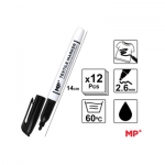 Μαρκαδόρος MP T-SHIRT 2.6 mm Μαύρο