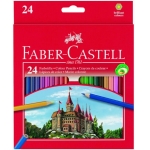 ΞΥΛΟΜΠΟΓΙΕΣ FABER CASTELL  24ΧΡΩΜΑΤΑ