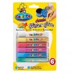 ΚΟΛΑ GLITTER CLASSIC ΣΕΤ=6ΤΕΜ CARIOCA 6x10.5ml