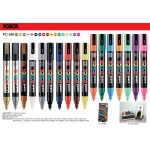 ΜΑΡΚΑΔΟΡΟΣ POSCA ΜΕΣΑΙΟ ΑΣΠΡΟ 1,8-2,5ΜΜ