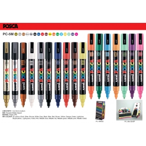 ΜΑΡΚΑΔΟΡΟΣ POSCA ΜΕΣΑΙΟ METALLIC GREEN 1,8-2,5ΜΜ