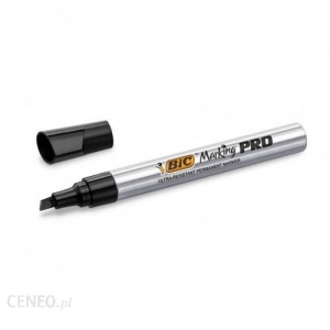 Bic Marking Pro μαρκαδόρος μαύρος ανεξίτηλος με πλακέ μύτη