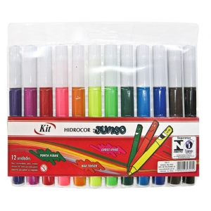 ΜΑΡΚΑΔΟΡΟΙ JUMBO ΣΕΤ=12ΧΡΩΜΑΤΑ