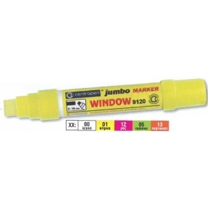 CENTROPEN ΜΑΡΚ.WINDOW JUMBO ΚΙΤΡΙΝΟΣ 912