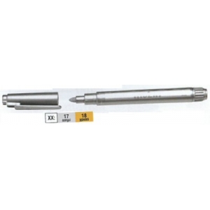 Molin μαρκαδόρος ανεξίτηλος ασημί 2-3mm