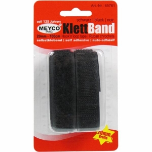 ΤΑΙΝΙΑ VELKRO ΜΑΥΡΗ ΑΥΤΟΚΟΛΛΗΤΗ 20mmX1m