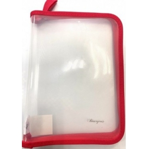 ΦΑΚΕΛΟΣ ΔΙΑΦΑΝΗΣ Β5 ΜΕ ΦΕΡΜΟΥΑΡ 470mic BOURGEOIS - 3 ΧΡΩΜΑΤΑ