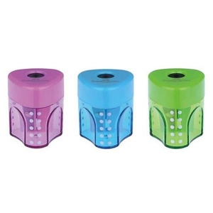 ΞΥΣΤΡΕΣ FABER CASTELL ΒΑΡΕΛΑΚΙ ΤΡΙΓΩΝΟ ΜΙΝΙ GRIP ΦΟΥΞΙΑ/ΣΙΕΛ/ΛΑΧΑΝΙ