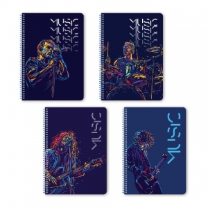 LGF MUSIC ΤΕΤΡΑΔΙΟ ΣΠΙΡΑΛ 17Χ25 3Θ 90Φ