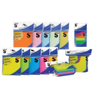 SKAG-ΑΥΤΟΚΟΛΛΗΤΑ ΧΑΡΤΑΚΙΑ ΣΗΜΕΙΩΣΕΩΝ 5ΧΡΩΜ ΝΕΟΝ 75Χ75 100 ΦΥΛΛΑ