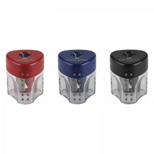 Ξύστα Faber Castell 183410 183401 AUTO RED/BLUE/BLACK