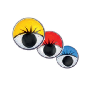 ΜΑΤΑΚΙΑ ΣΤΡΟΓΓΥΛΑ ΜΕ ΒΛΕΦΑΡΙΔΕΣ 7mm