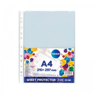 Ζελατίνα A4 Centrum PP 60mic με Οπές 20τεμ