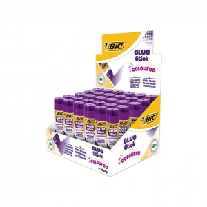 Κόλλα Bic stick coloured 8g