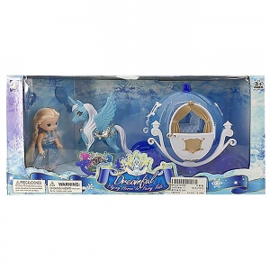 ΟΝΕΙΡΩΔΗΣ ΑΜΑΞΑ ΜΕ ΦΤΕΡΩΤΟ ΜΟΝΟΚΕΡΩ & ΜΙΚΡΗ ΚΟΥΚΛΑ 37x17x11cm