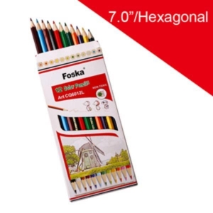 ΚΡΑΓΙΟΝ ΞΥΛINA FOSKA 12 χρωμάτων