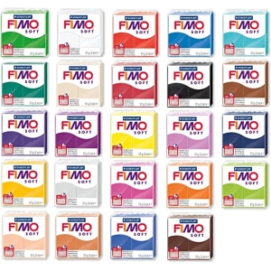 ΠΗΛΟΣ STAEDTLER 56gr FIMO-SOFT 401 NEON ORANGE